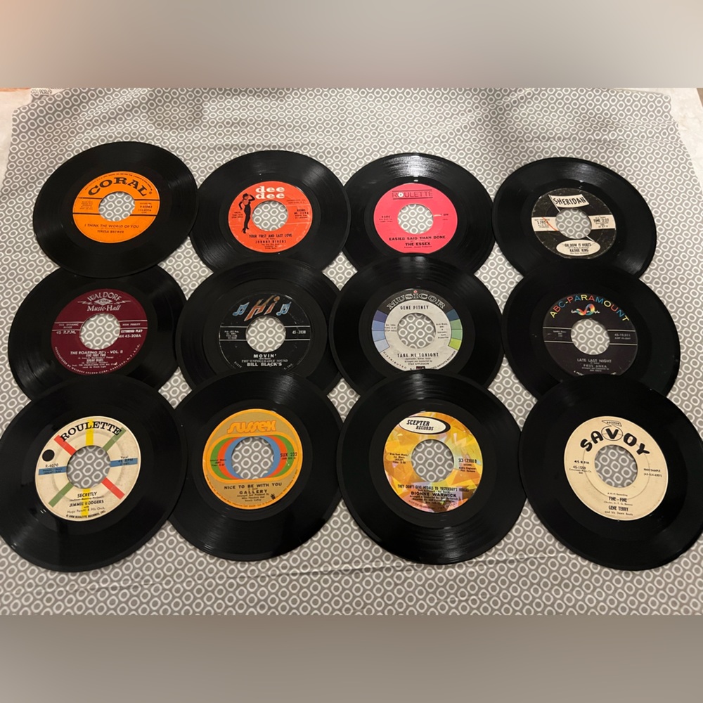 Vintage Vinyl Record 45 Bundle